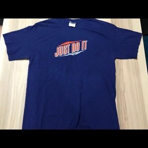 Vintage 90s Nike Block Just‎ Do It Shirt Size M